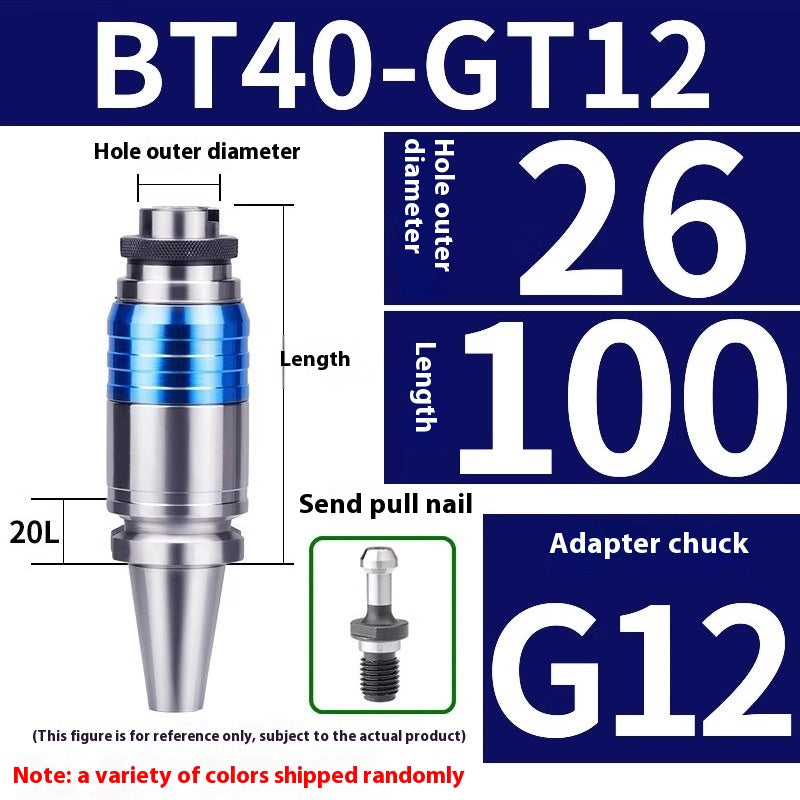 1078-BT40 toolholder CNC machining center CNC tool tapping tapping floating telescopic overload protection G12 collet 24 Shandong Denso Pricision Tools Co.,Ltd.